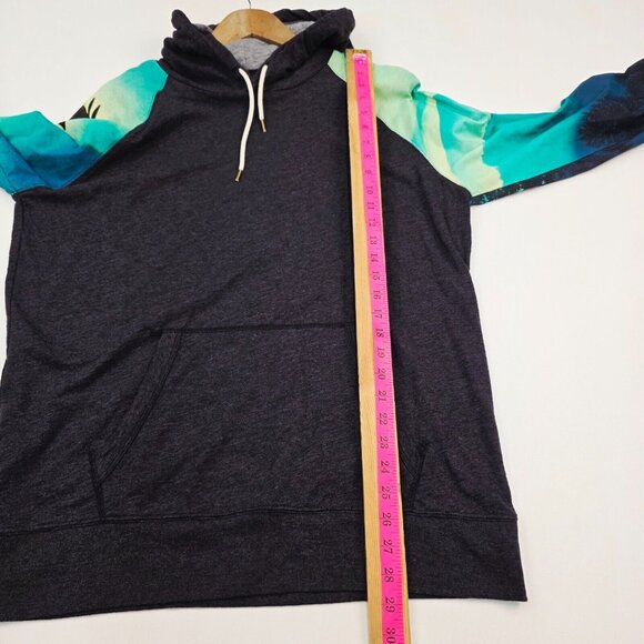 American Eagle Lightweight Hooded Long Sleeve Tee Mens Size Large Dark Gray - Picture 11 of 12